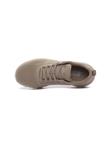 SKECHERS Rövid szárú sportcipők Bobs B Flex Hi barna melír bézs