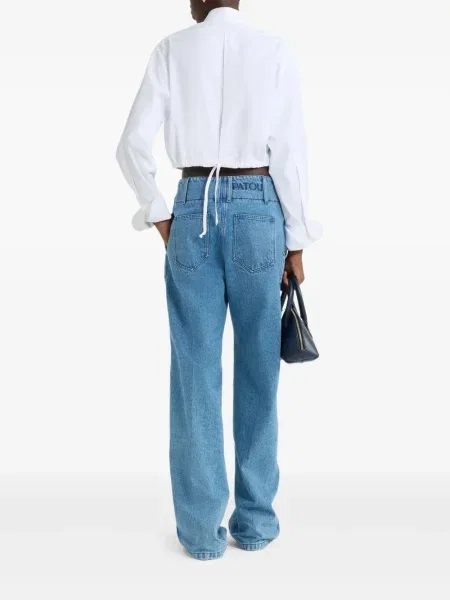 Cropp cămașă Patou din poplin safari alb