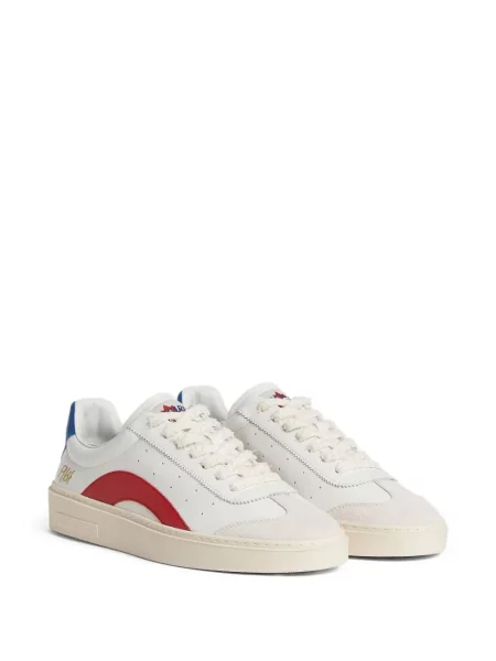 Sneakerși Dsquared2 din piele alb