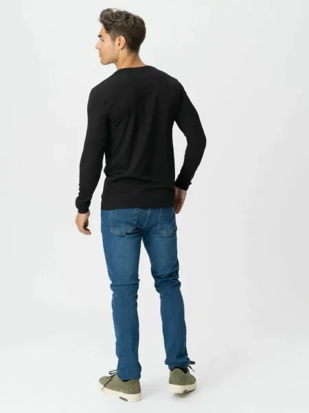 TEESHOPPEN Cămașă Long-sleeved negru