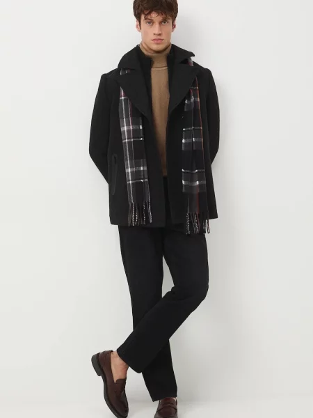 Medicine palton de lana negru