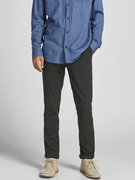 JACK & JONES Штани повсякденні Графіт Без підкладки