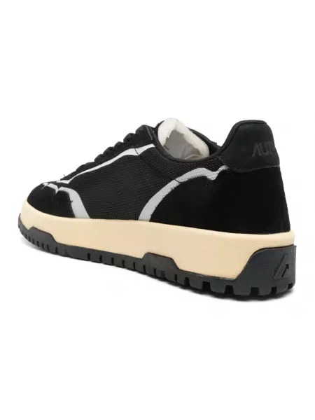 Sneakersy Autry zamszowe z siateczki czarne