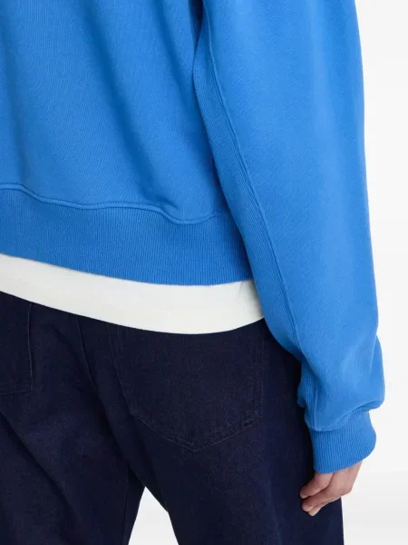 Hanorac cu glugă Jw Anderson cu broderie albastru