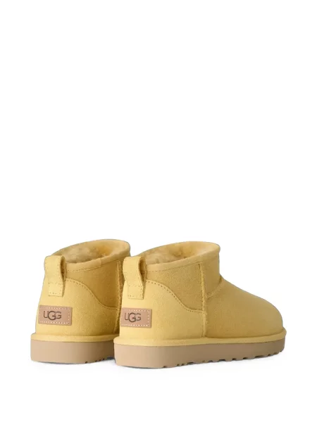 Chiloți Ugg din piele de căprioară slip-on clasic galben