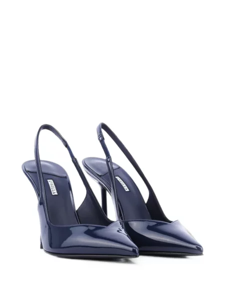 Iš natūralios odos bateliai Le Silla slingback mėlyna