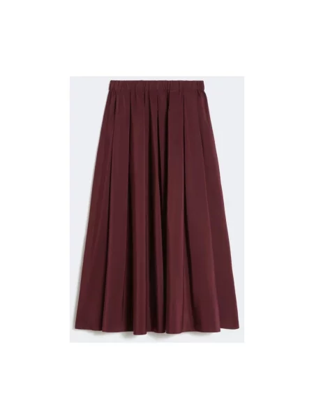 Spódnica Weekend Max Mara z tafty czerwona