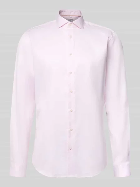 Koszula o kroju slim fit z bardzo długim rękawem Jake*s różowa