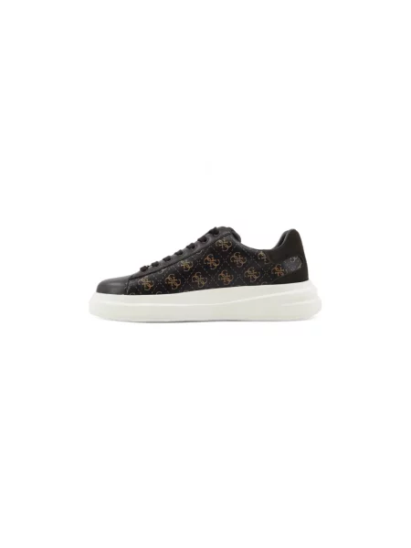 Sneakersy Guess skórzane brązowe