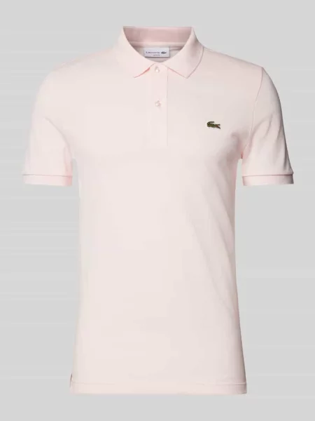 Koszulka polo Lacoste różowa
