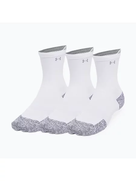 Светоотражающие носки Under Armour для бега белые