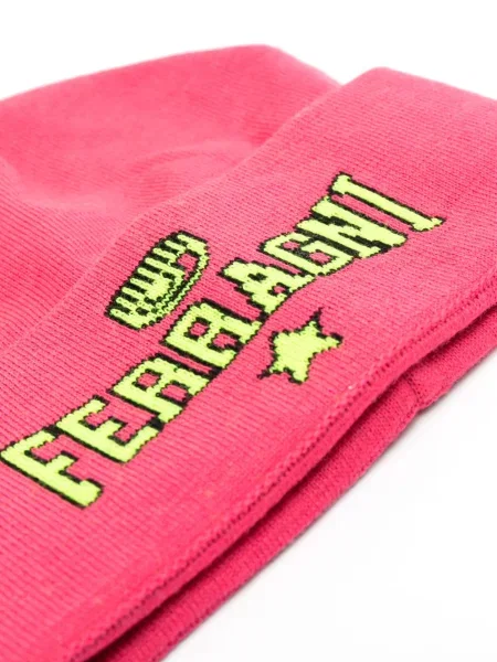 Kepurė Chiara Ferragni rožinė