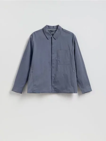 Ошейниковый куртка Reserved синяя