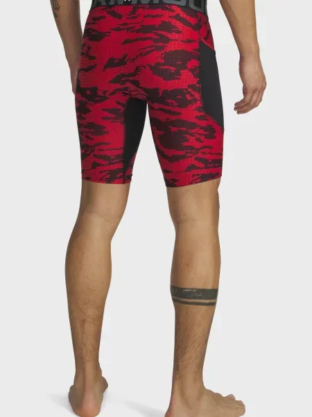 Короткие велосипедки Under Armour с принтом красные