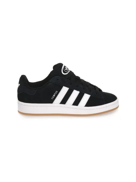 Semišové poltopánky Adidas čierna