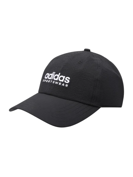 Шапка с козирка adidas 0 с апликация черно