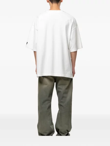 Tricou Maison Mihara Yasuhiro cu imagine alb