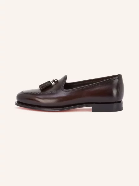 Santoni Mokasyny Andrew braun