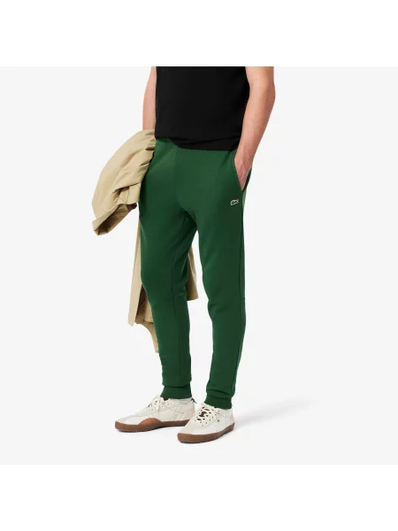 Lacoste Spodnie Dresowe Slim Fit W Kolorze Ciemnozielonym zielone