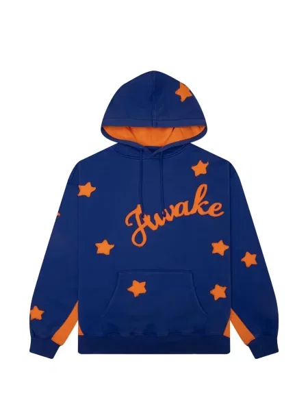 Mikina s kapucňou Awake Ny modrá