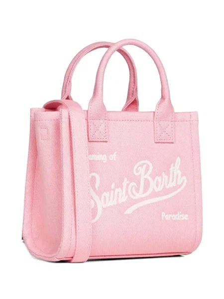 Шопинг чанта Mc2 Saint Barth бродирана розово