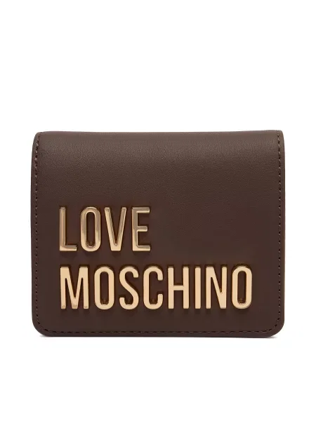 LOVE MOSCHINO Портфейл кафяв