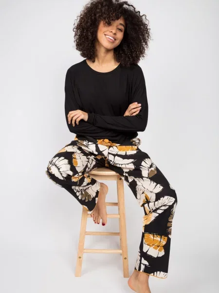 Пижама Cyberjammies из модала черная