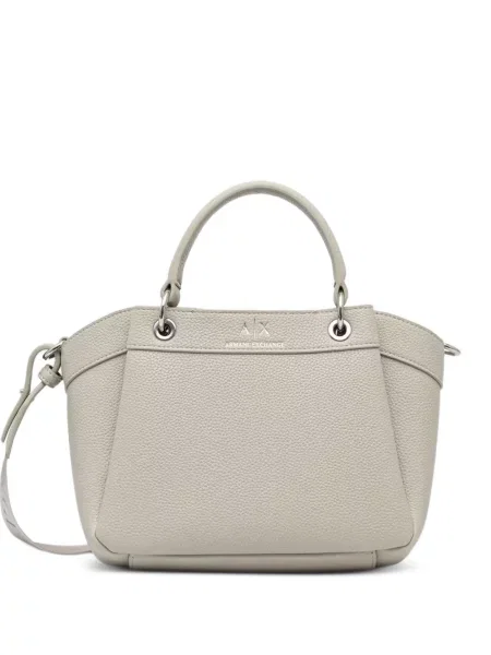 Shopper kabelka Armani Exchange sivá