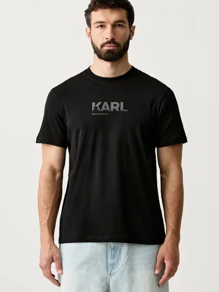 Karl Lagerfeld tričko pánske čierna