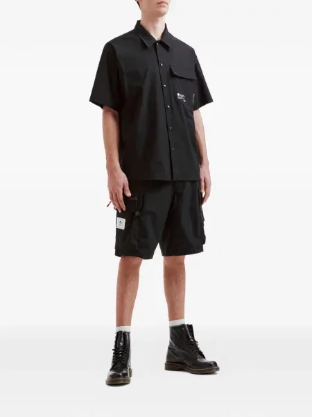 Tricou polo Izzue scurt negru