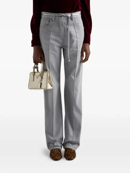 Botine Prada cu imagine maro