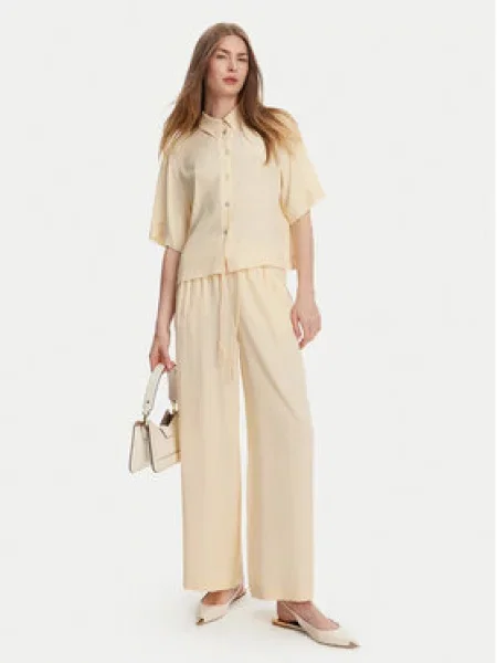 Marella Palazzo kalhoty Vivaio Wide Leg žlutá