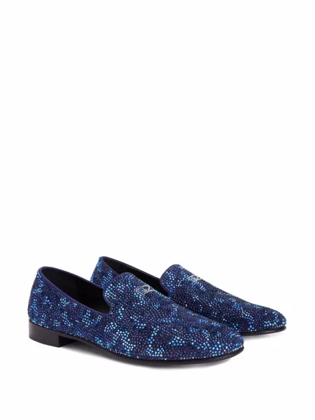 Kalnų krištolas loaferiai Giuseppe Zanotti mėlyna