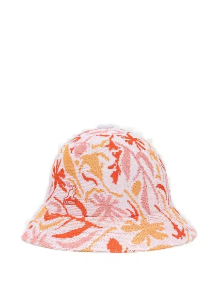Pălărie Kangol cu model floral roz
