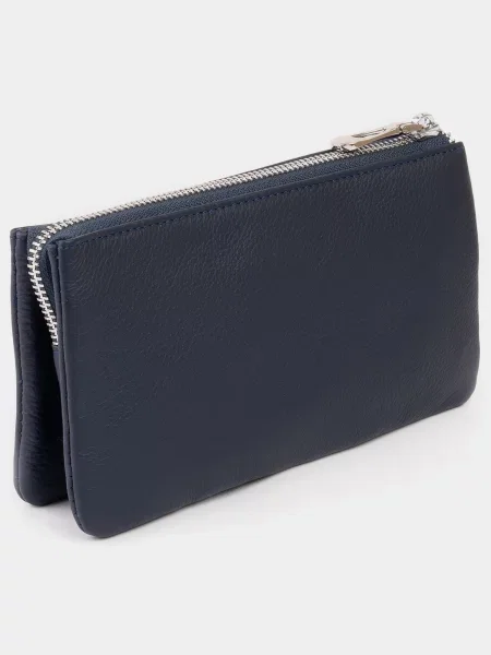 Кожаный клатч St Leather Accessories синий