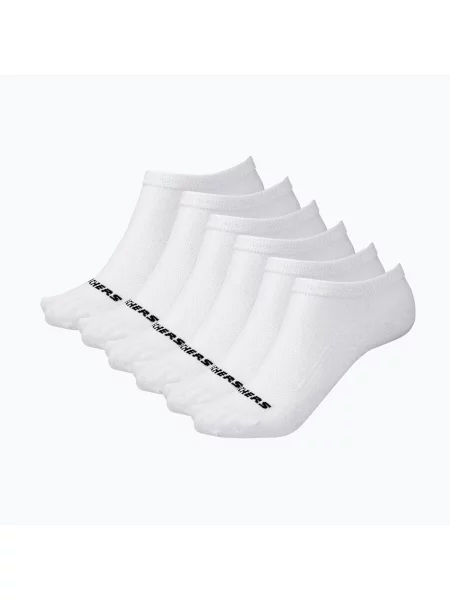 Шкарпетки SKECHERS Non Terry Low Cut 6 пар white traditional білі