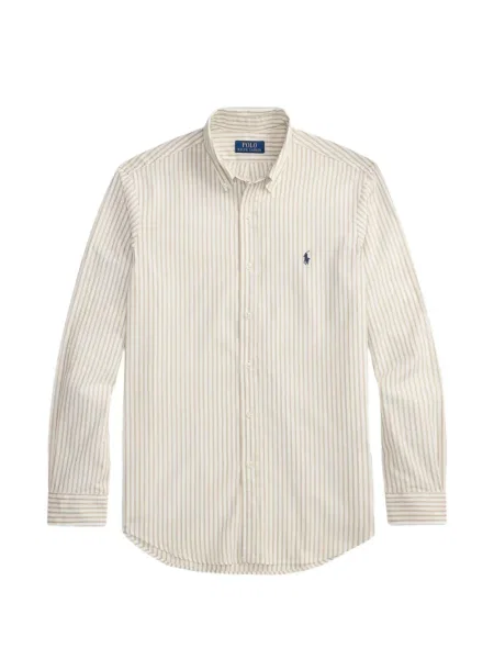 Frotir prugasta polo majica Polo Ralph Lauren s vezom plava