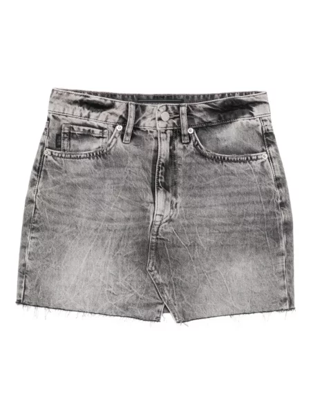 Fustă din denim Superdry gri