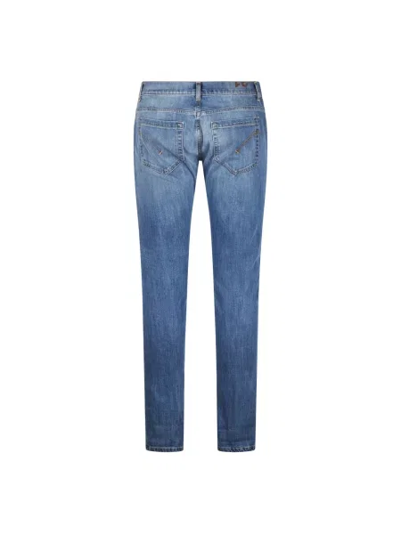 Skinny jeansy skinny Dondup niebieskie