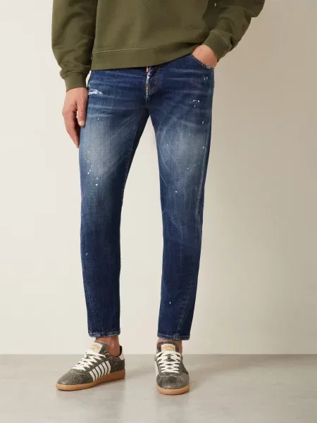 Džíny Slim Fit navy blue modré