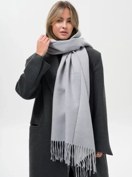 Without Шарф сірий