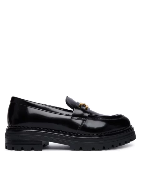 Loafersy Elisabetta Franchi czarne