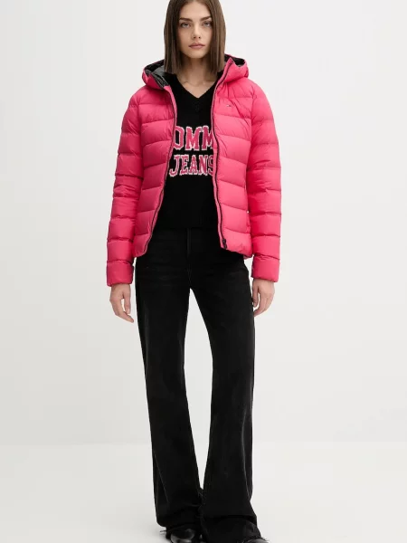 Tommy Jeans sweter z domieszką wełny czarny