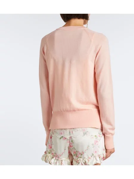 Cardigan Simone Rocha de lână roz