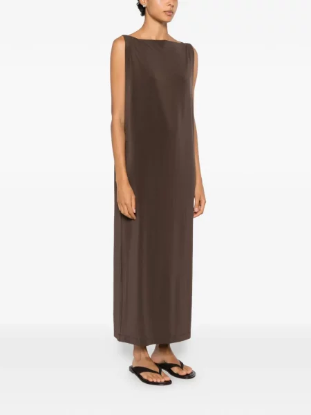 Rochie Issey Miyake fără mâneci maro