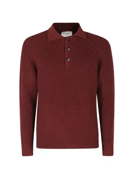 Tricou polo Circolo 1901 tricotate roșu
