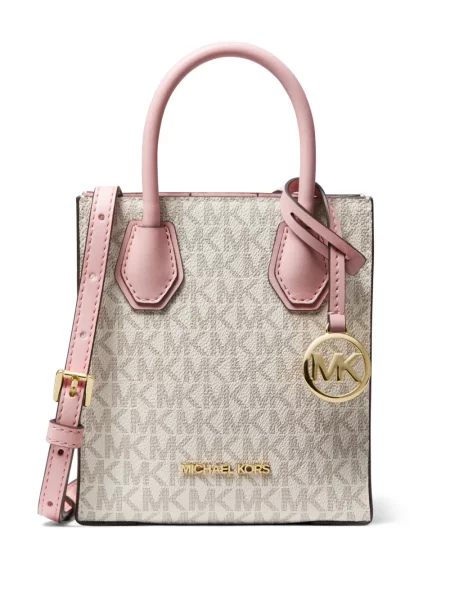 Matlasat sneakerși Michael Michael Kors din piele alb
