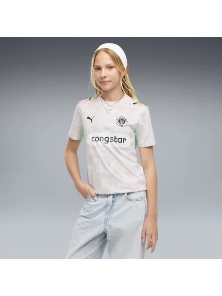 PUMA Młodzieżowa trzecia koszulka FC St. Pauli Odzież zielony