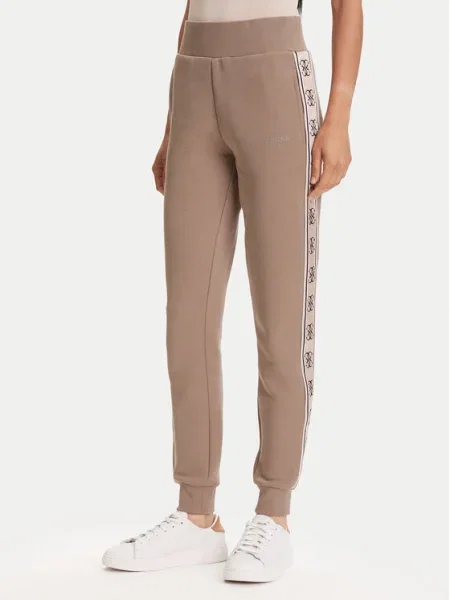 Guess Долнище анцуг кафяв