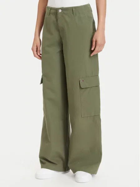 Cargo kalhoty Tommy Jeans zelené